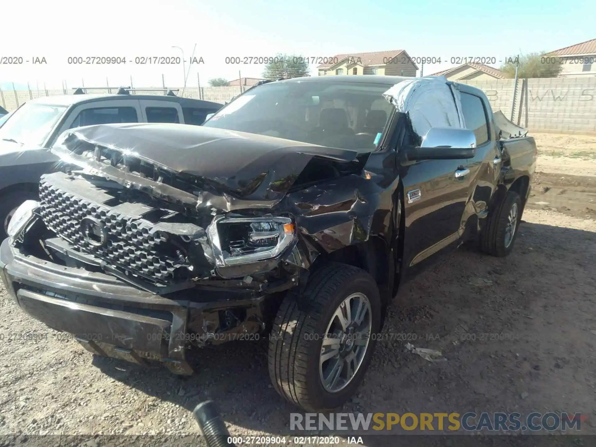 6 Photograph of a damaged car 5TFAY5F14KX800563 TOYOTA TUNDRA 2019