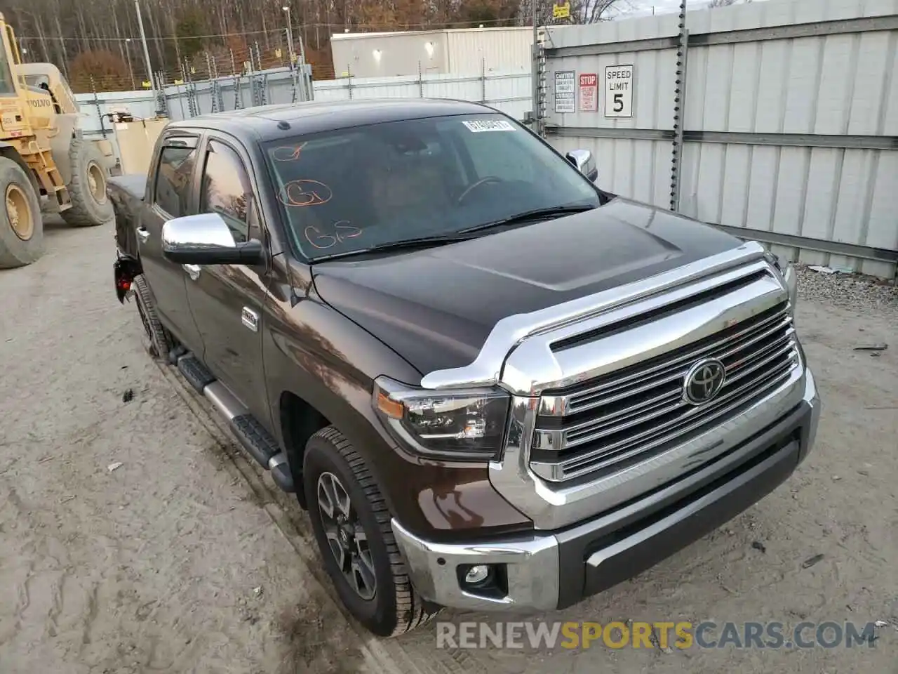 1 Photograph of a damaged car 5TFAY5F14KX809330 TOYOTA TUNDRA 2019