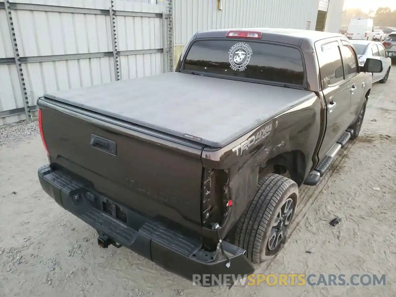 4 Photograph of a damaged car 5TFAY5F14KX809330 TOYOTA TUNDRA 2019