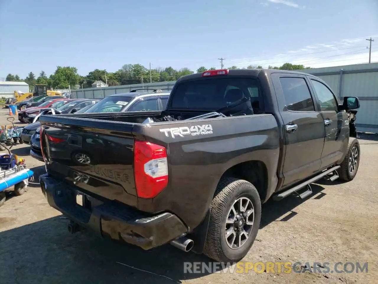 4 Photograph of a damaged car 5TFAY5F14KX814012 TOYOTA TUNDRA 2019