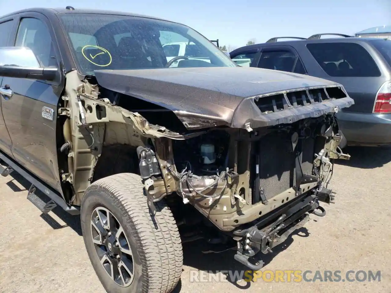 9 Photograph of a damaged car 5TFAY5F14KX814012 TOYOTA TUNDRA 2019