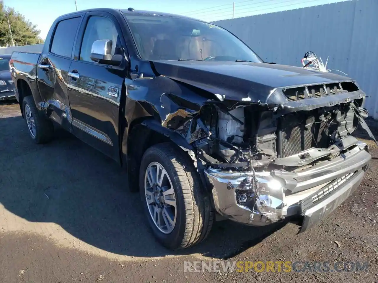 1 Photograph of a damaged car 5TFAY5F14KX838682 TOYOTA TUNDRA 2019