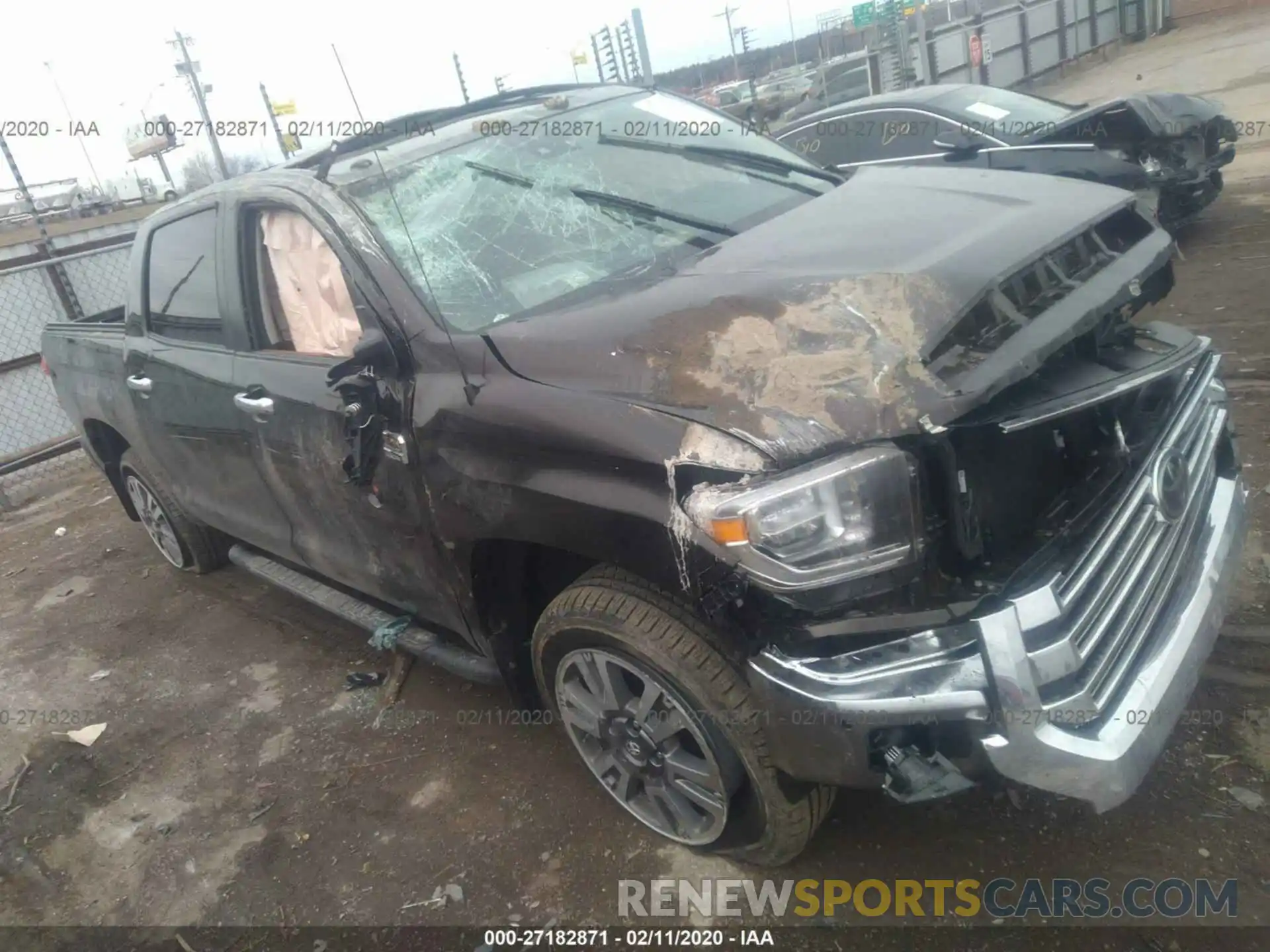 1 Photograph of a damaged car 5TFAY5F14KX852243 TOYOTA TUNDRA 2019