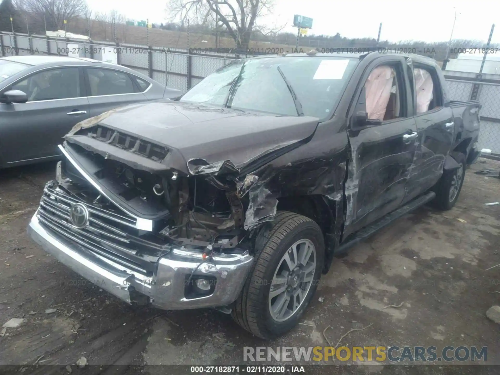 2 Photograph of a damaged car 5TFAY5F14KX852243 TOYOTA TUNDRA 2019