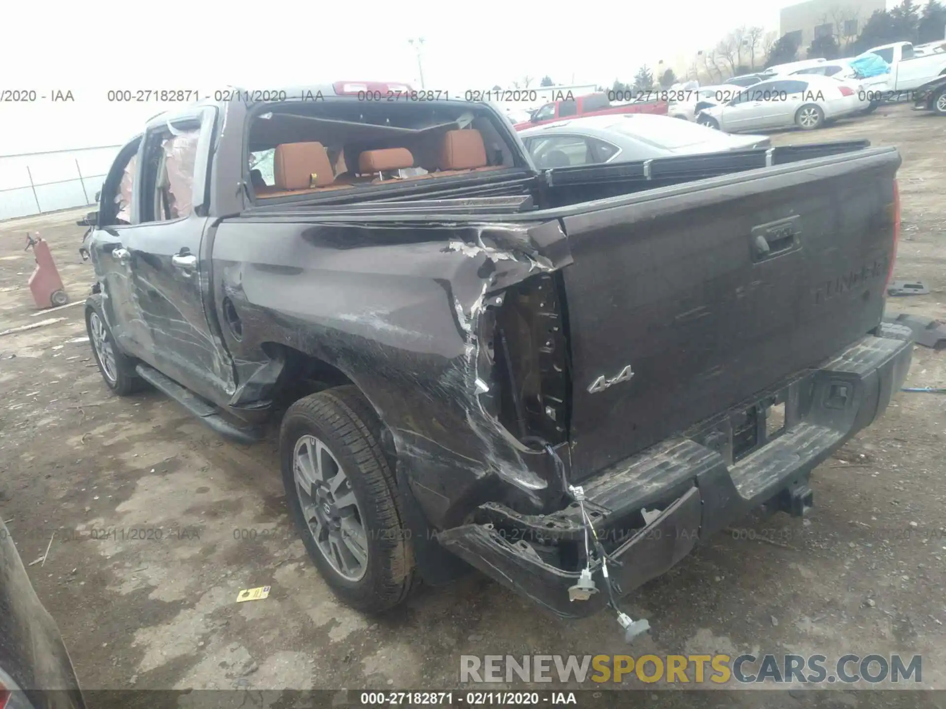 3 Photograph of a damaged car 5TFAY5F14KX852243 TOYOTA TUNDRA 2019