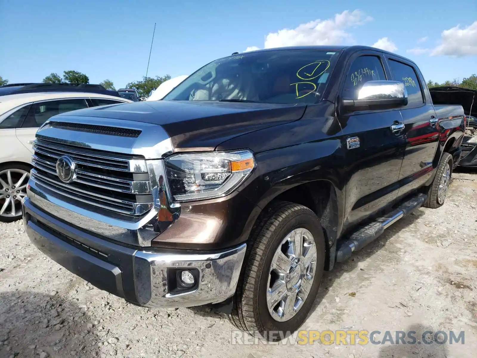 2 Photograph of a damaged car 5TFAY5F14KX870029 TOYOTA TUNDRA 2019