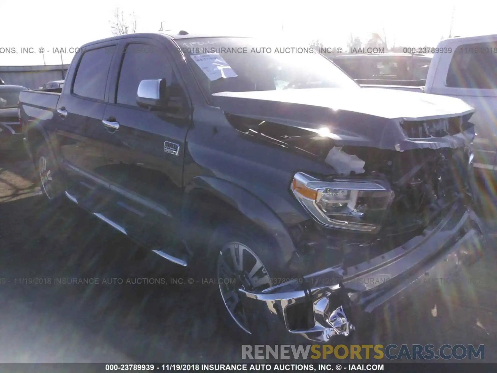 1 Photograph of a damaged car 5TFAY5F15KX780629 TOYOTA TUNDRA 2019