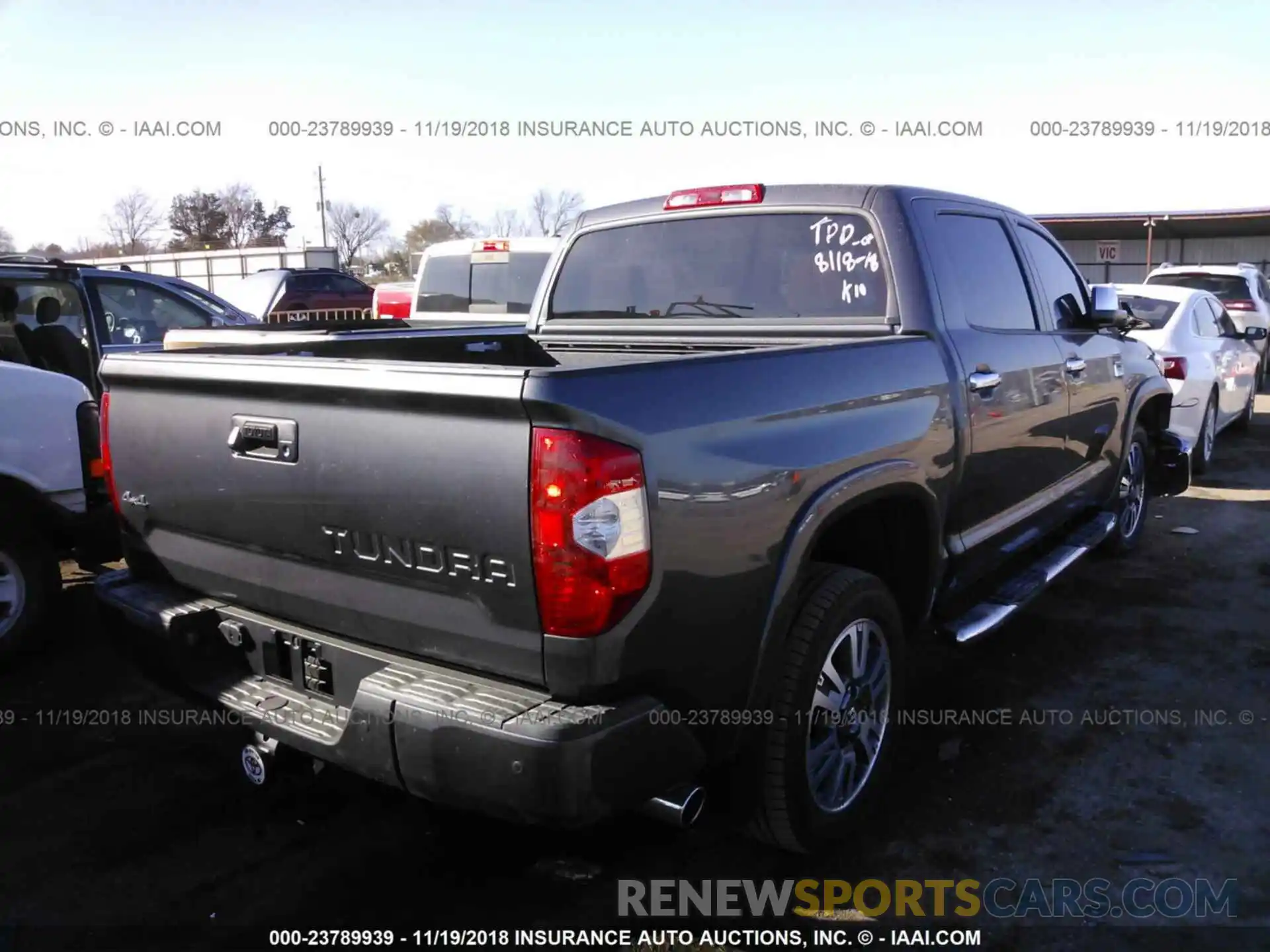 4 Photograph of a damaged car 5TFAY5F15KX780629 TOYOTA TUNDRA 2019