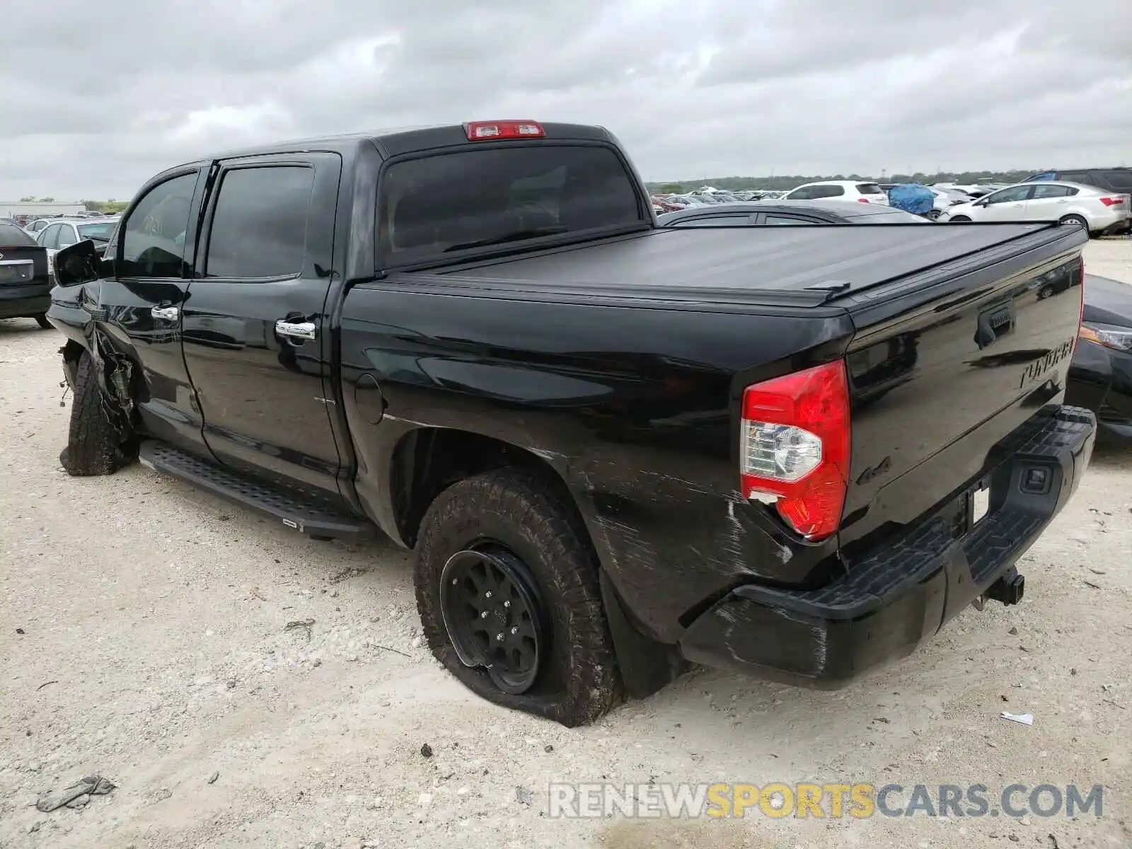 3 Photograph of a damaged car 5TFAY5F15KX781991 TOYOTA TUNDRA 2019