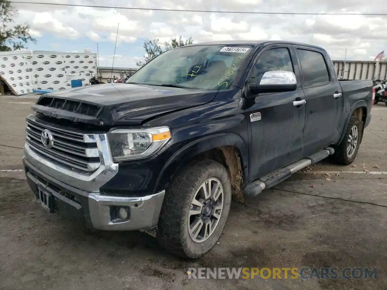 2 Photograph of a damaged car 5TFAY5F15KX786236 TOYOTA TUNDRA 2019