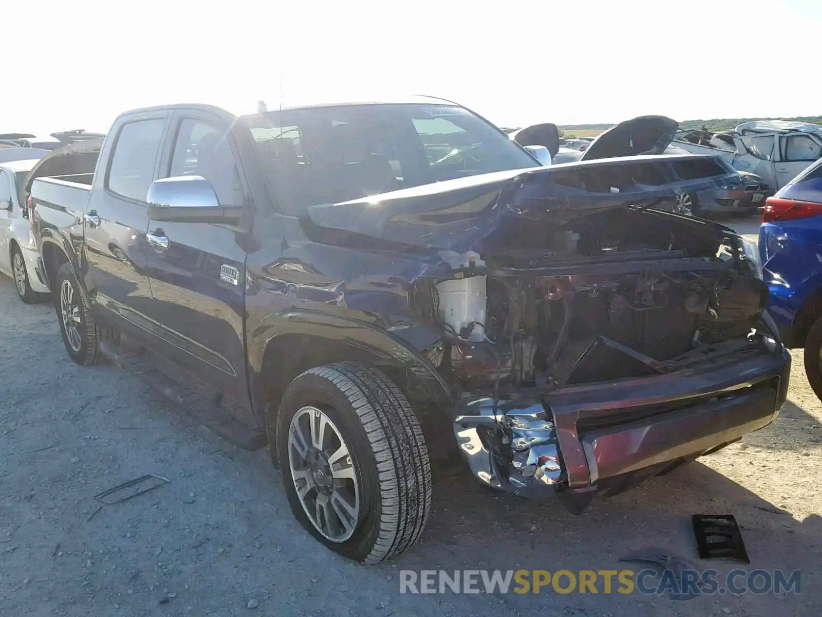 1 Photograph of a damaged car 5TFAY5F15KX789377 TOYOTA TUNDRA 2019