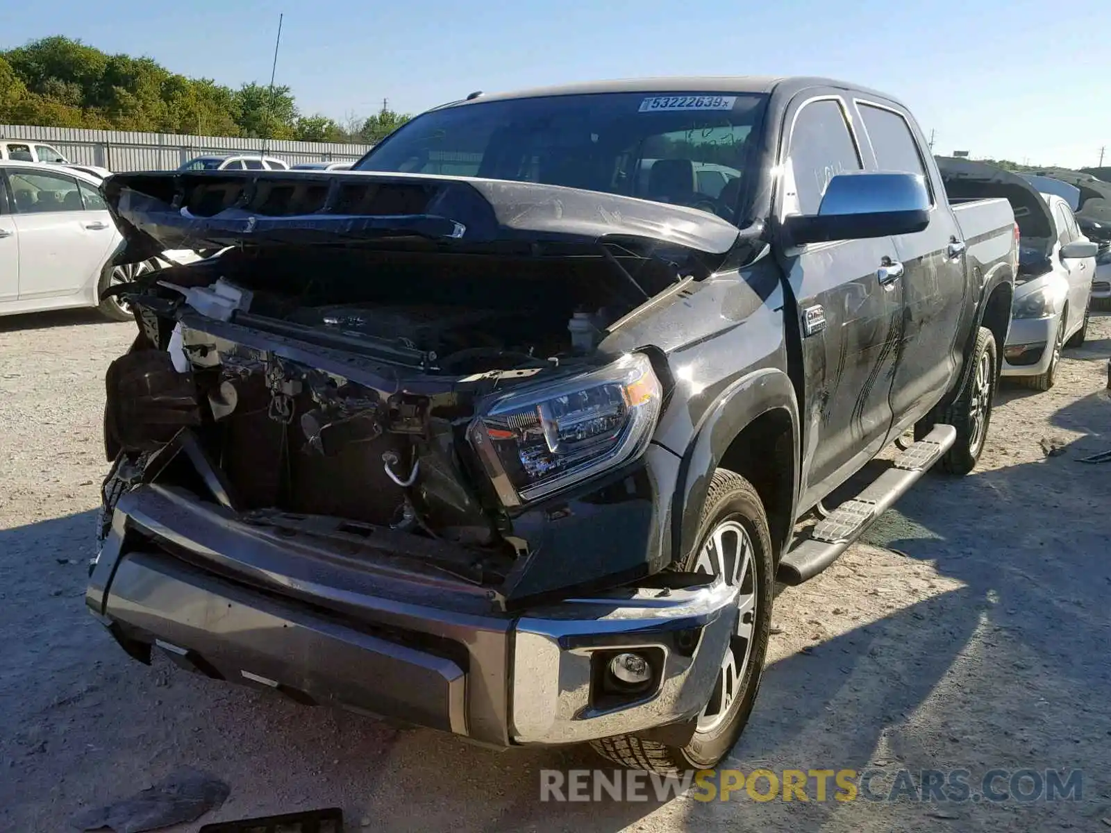 2 Photograph of a damaged car 5TFAY5F15KX789377 TOYOTA TUNDRA 2019