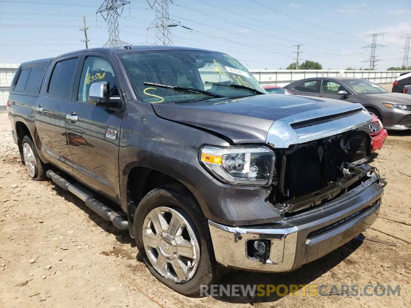 1 Photograph of a damaged car 5TFAY5F15KX798435 TOYOTA TUNDRA 2019