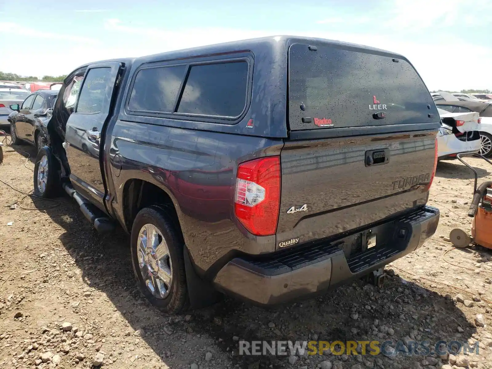 3 Photograph of a damaged car 5TFAY5F15KX798435 TOYOTA TUNDRA 2019