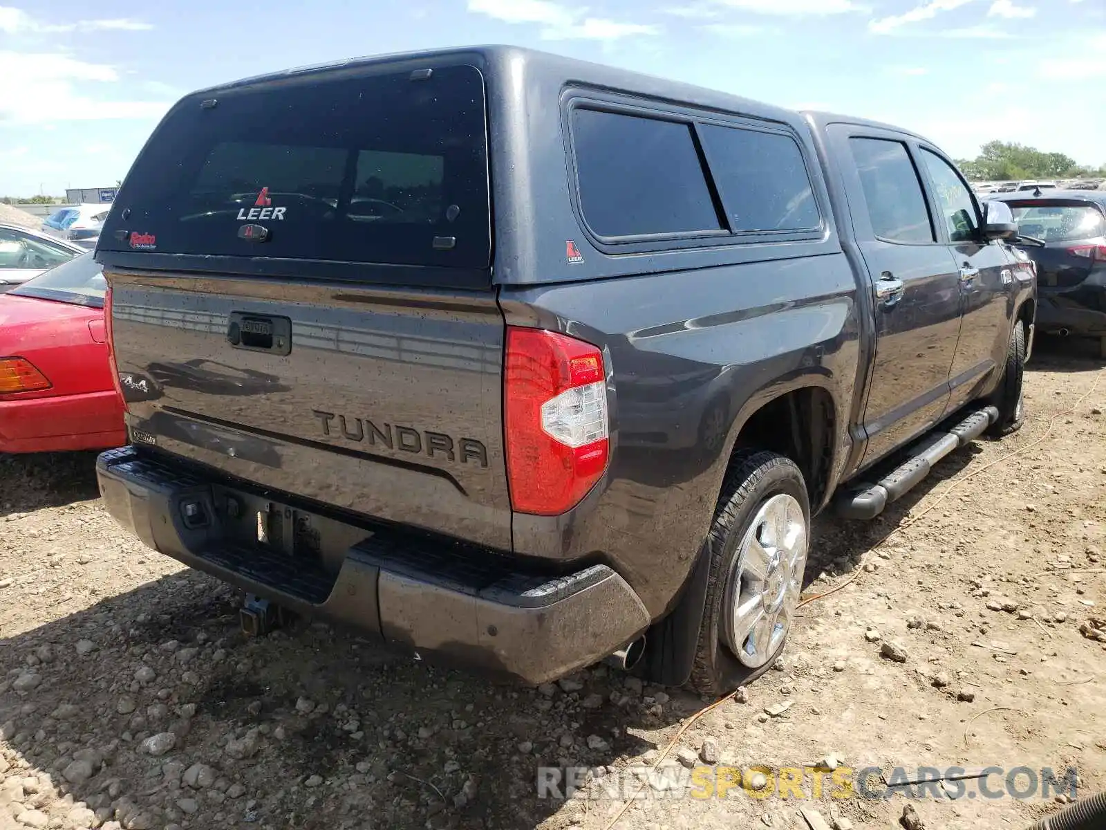 4 Photograph of a damaged car 5TFAY5F15KX798435 TOYOTA TUNDRA 2019