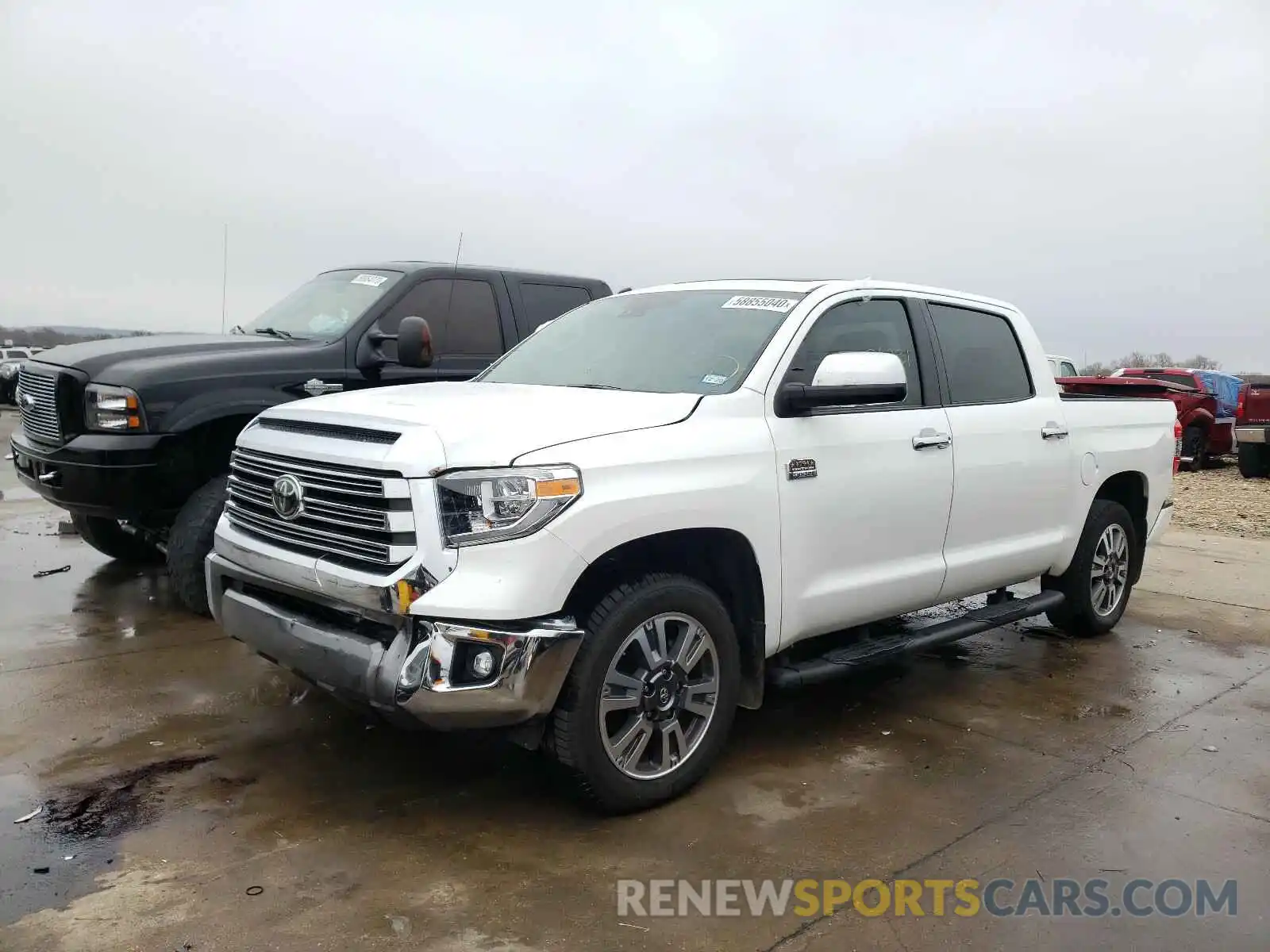 2 Photograph of a damaged car 5TFAY5F15KX800989 TOYOTA TUNDRA 2019