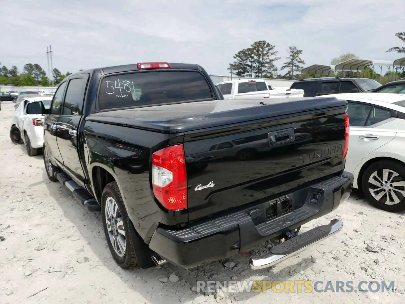 3 Photograph of a damaged car 5TFAY5F15KX805481 TOYOTA TUNDRA 2019