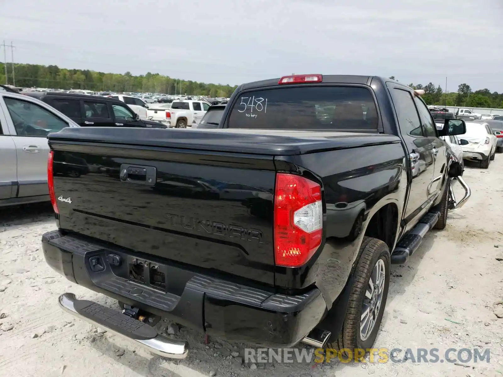 4 Photograph of a damaged car 5TFAY5F15KX805481 TOYOTA TUNDRA 2019