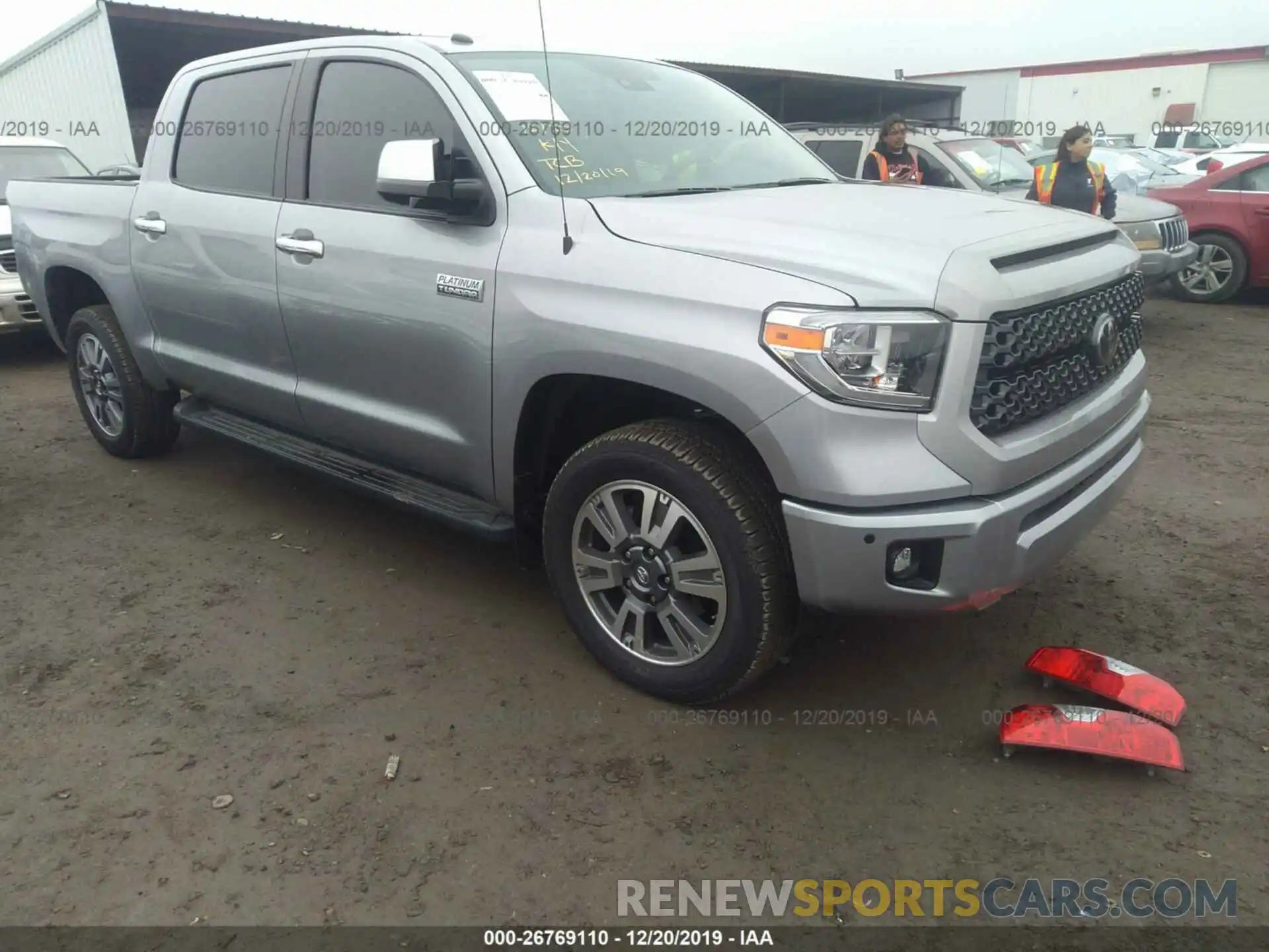 1 Photograph of a damaged car 5TFAY5F15KX829179 TOYOTA TUNDRA 2019