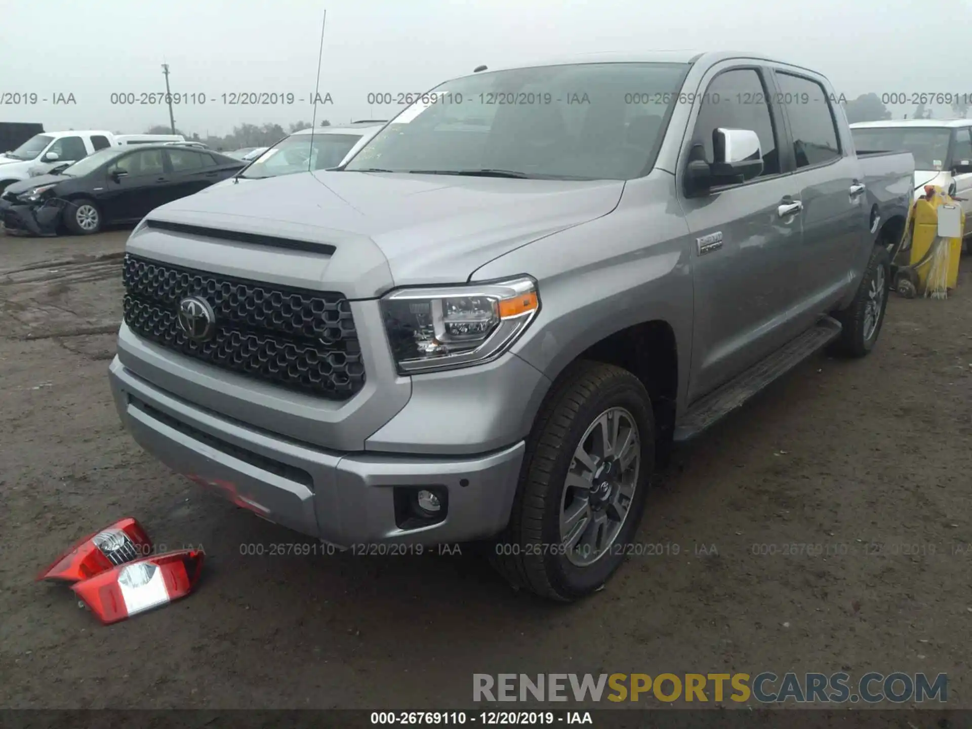 2 Photograph of a damaged car 5TFAY5F15KX829179 TOYOTA TUNDRA 2019