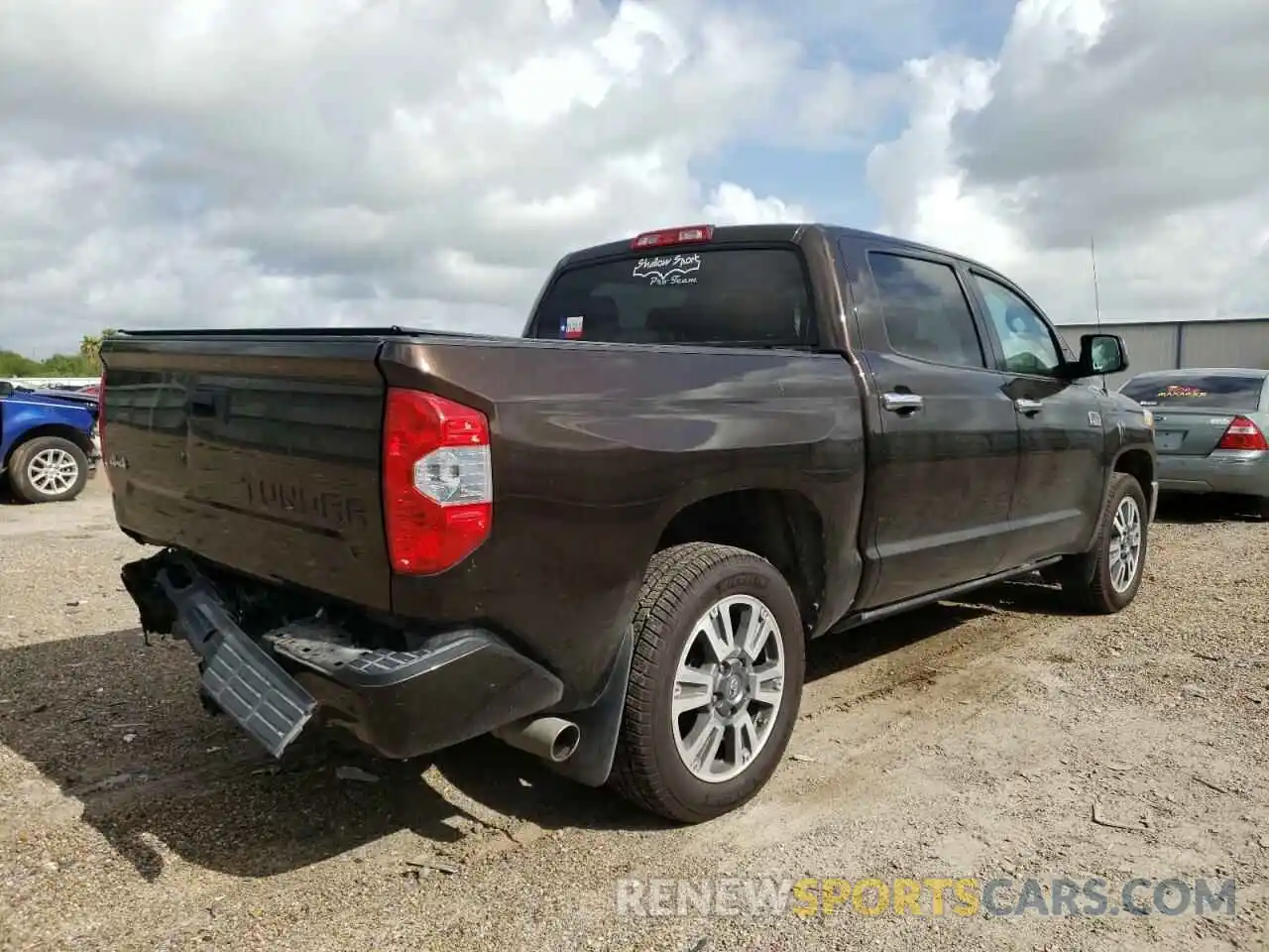 4 Photograph of a damaged car 5TFAY5F15KX841347 TOYOTA TUNDRA 2019