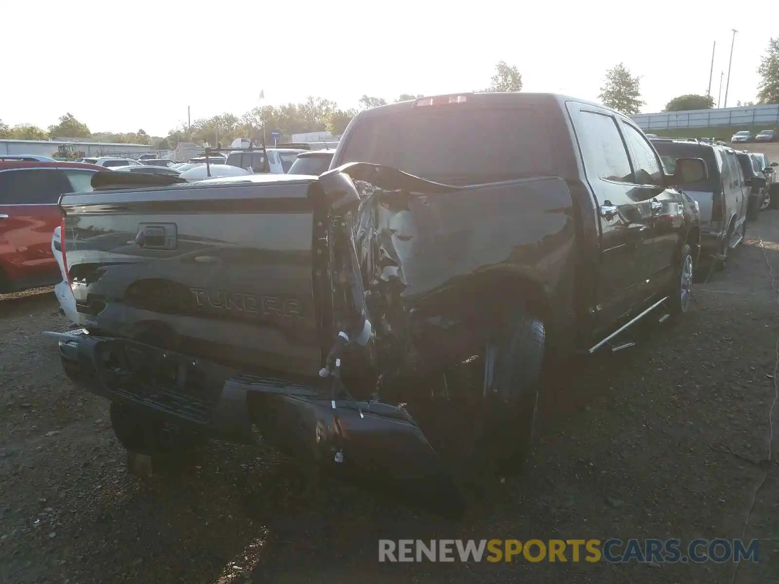 4 Photograph of a damaged car 5TFAY5F15KX843678 TOYOTA TUNDRA 2019