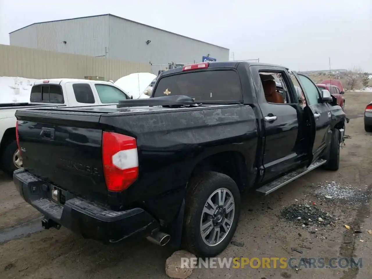 4 Photograph of a damaged car 5TFAY5F15KX844507 TOYOTA TUNDRA 2019