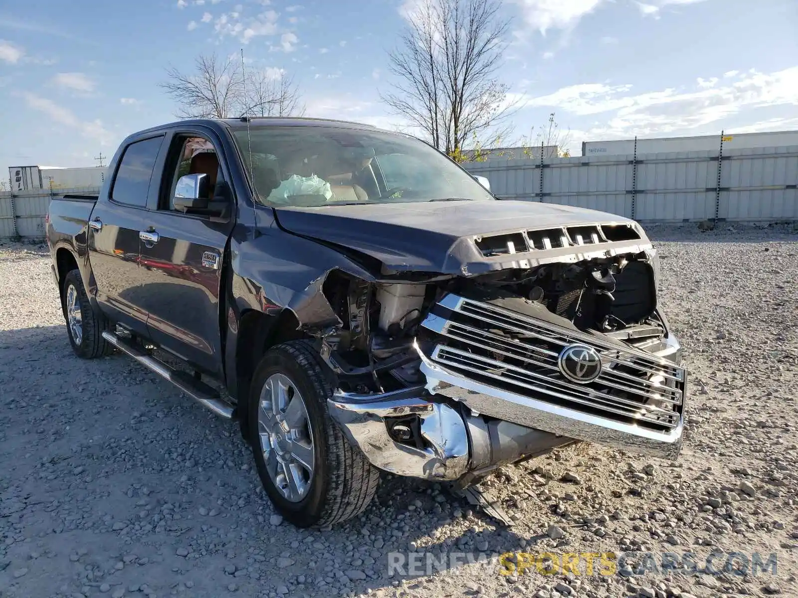 1 Photograph of a damaged car 5TFAY5F15KX848301 TOYOTA TUNDRA 2019