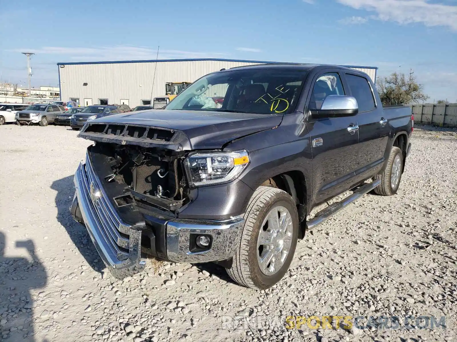 2 Photograph of a damaged car 5TFAY5F15KX848301 TOYOTA TUNDRA 2019