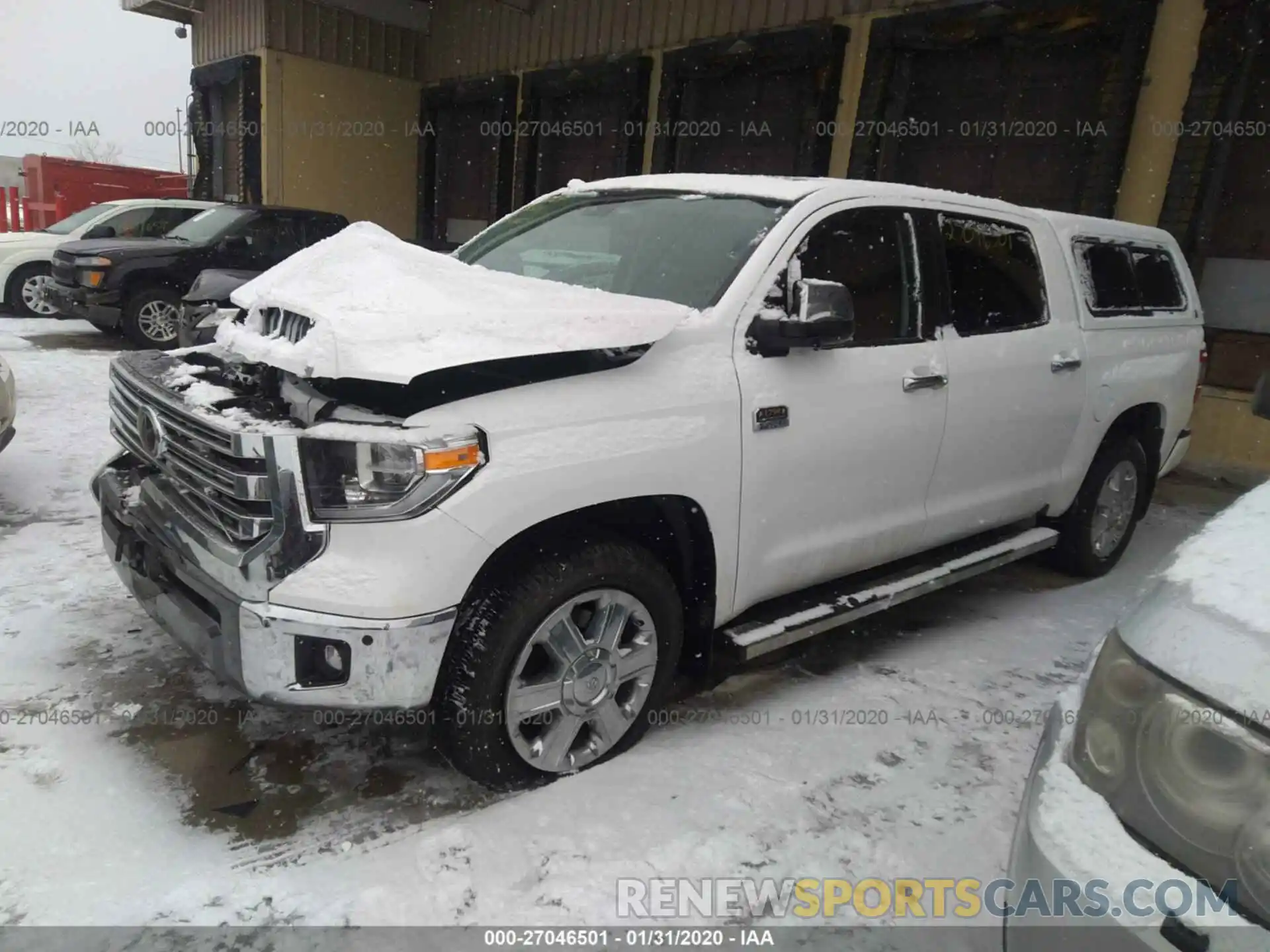 2 Photograph of a damaged car 5TFAY5F15KX850274 TOYOTA TUNDRA 2019