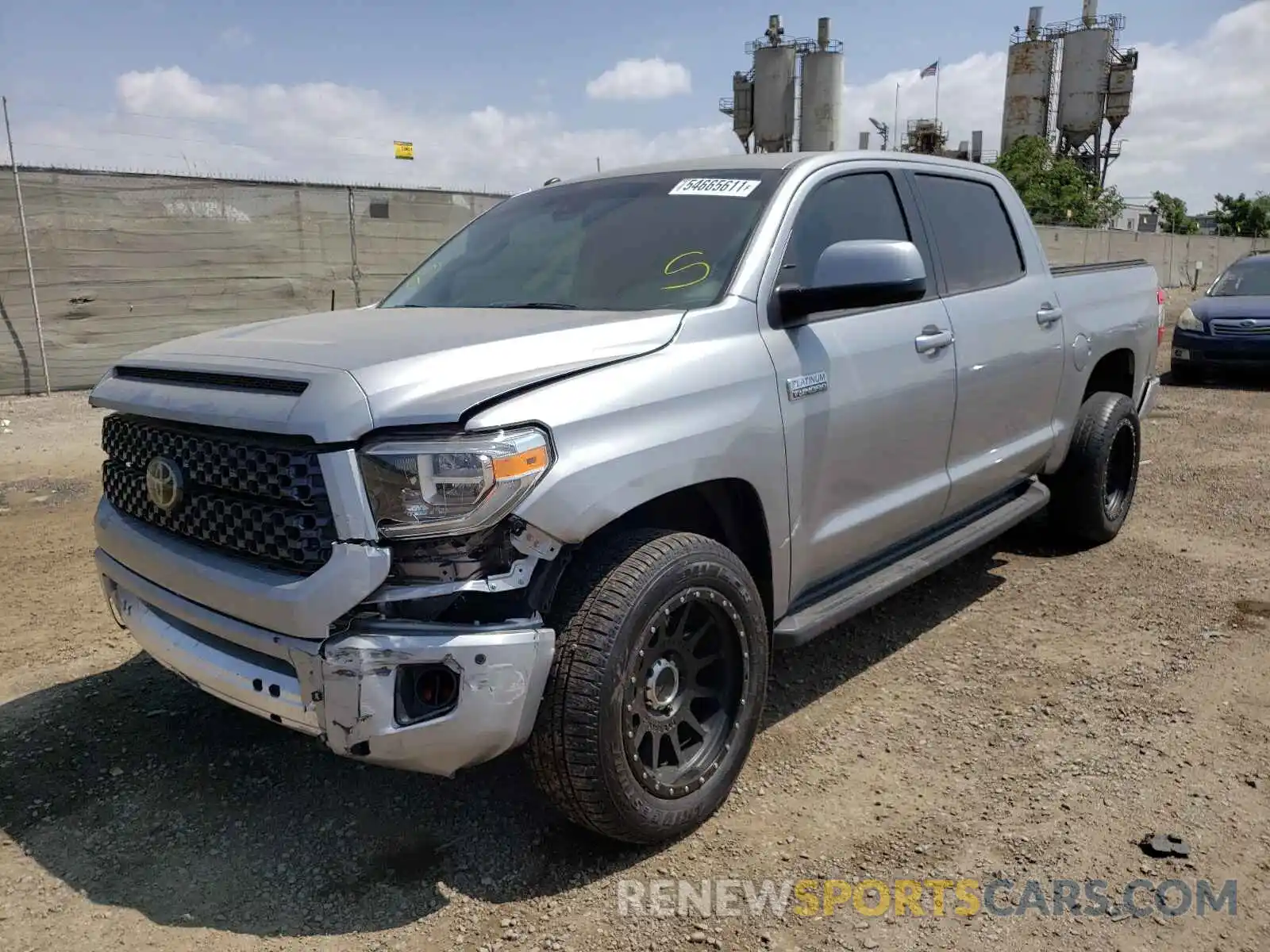 2 Photograph of a damaged car 5TFAY5F15KX856317 TOYOTA TUNDRA 2019