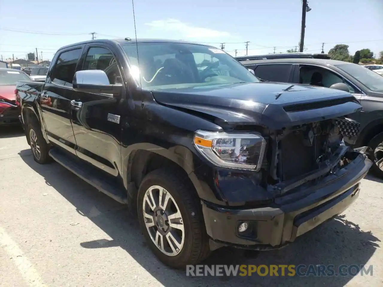 1 Photograph of a damaged car 5TFAY5F15KX863333 TOYOTA TUNDRA 2019