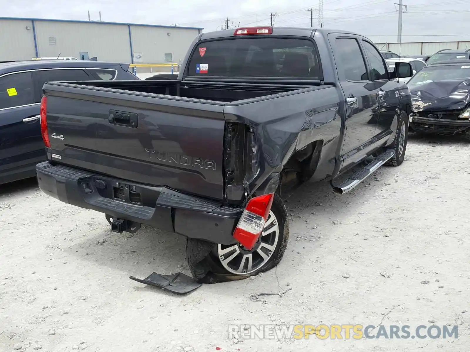 4 Photograph of a damaged car 5TFAY5F16KX785046 TOYOTA TUNDRA 2019