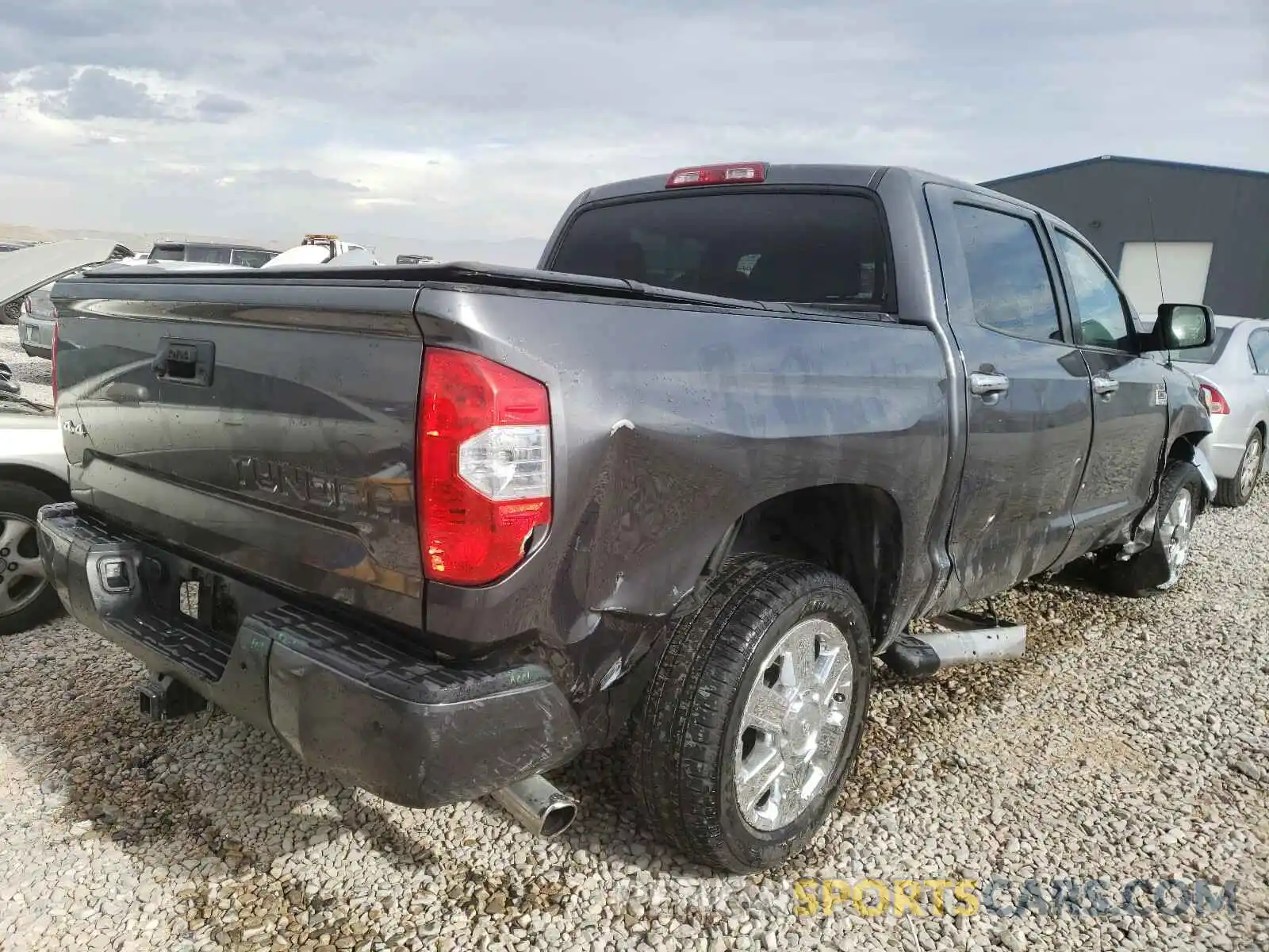 4 Photograph of a damaged car 5TFAY5F16KX785919 TOYOTA TUNDRA 2019