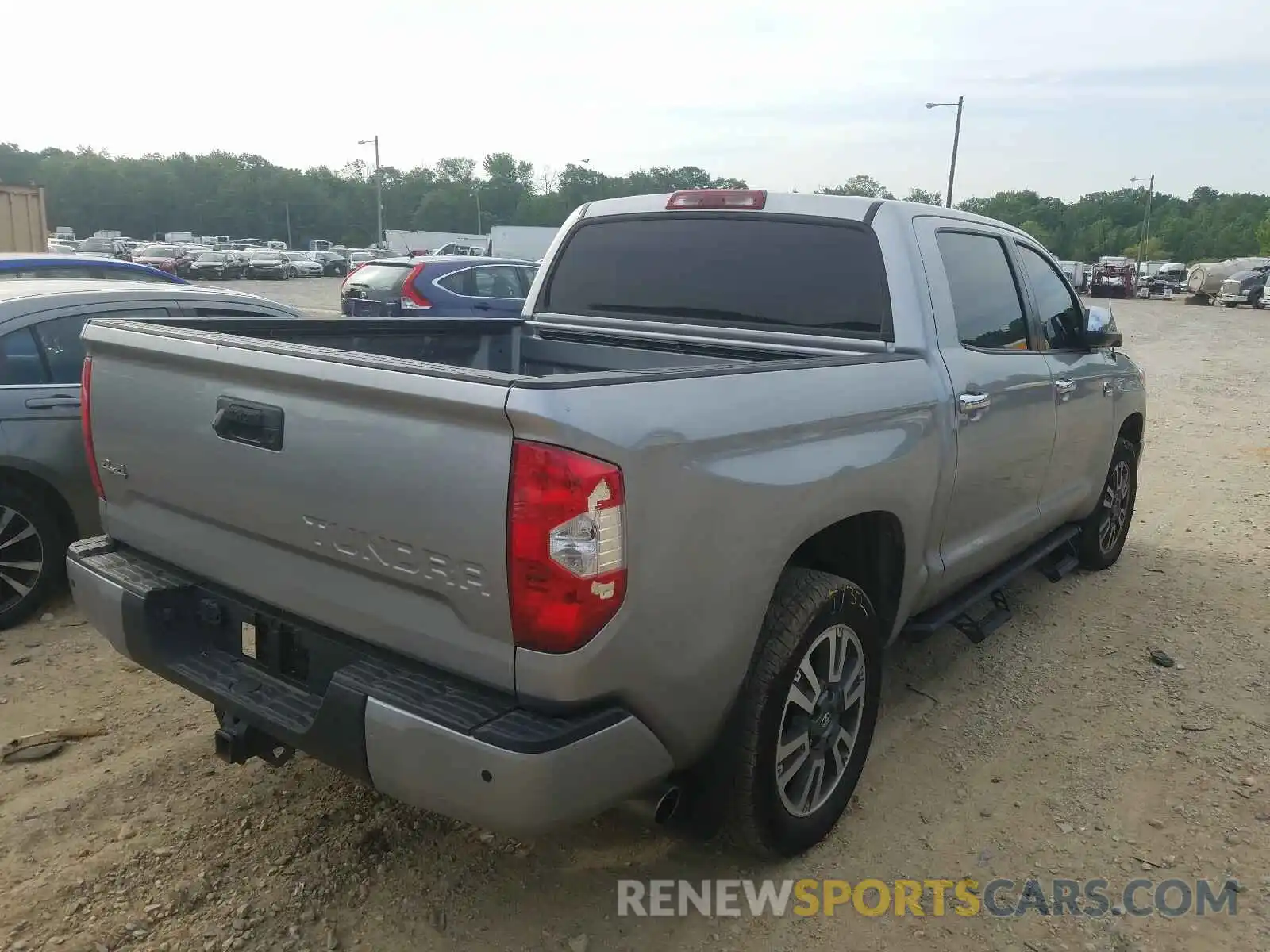 4 Photograph of a damaged car 5TFAY5F16KX796824 TOYOTA TUNDRA 2019