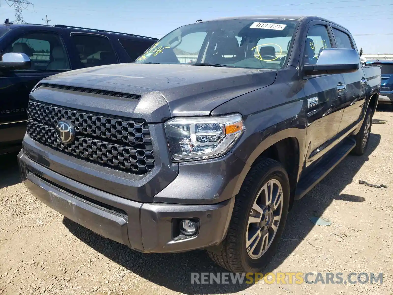 2 Photograph of a damaged car 5TFAY5F16KX826582 TOYOTA TUNDRA 2019