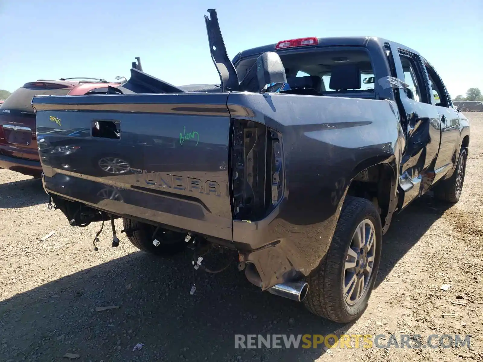 4 Photograph of a damaged car 5TFAY5F16KX826582 TOYOTA TUNDRA 2019