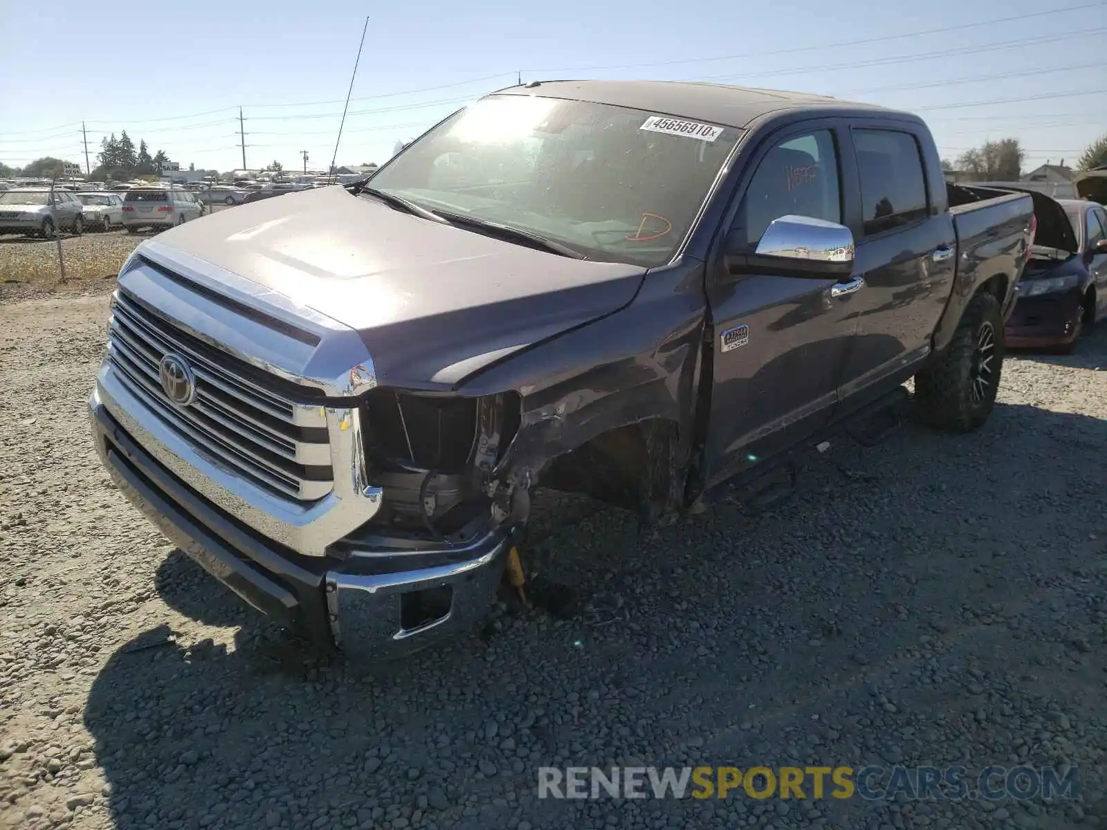 2 Photograph of a damaged car 5TFAY5F16KX830485 TOYOTA TUNDRA 2019