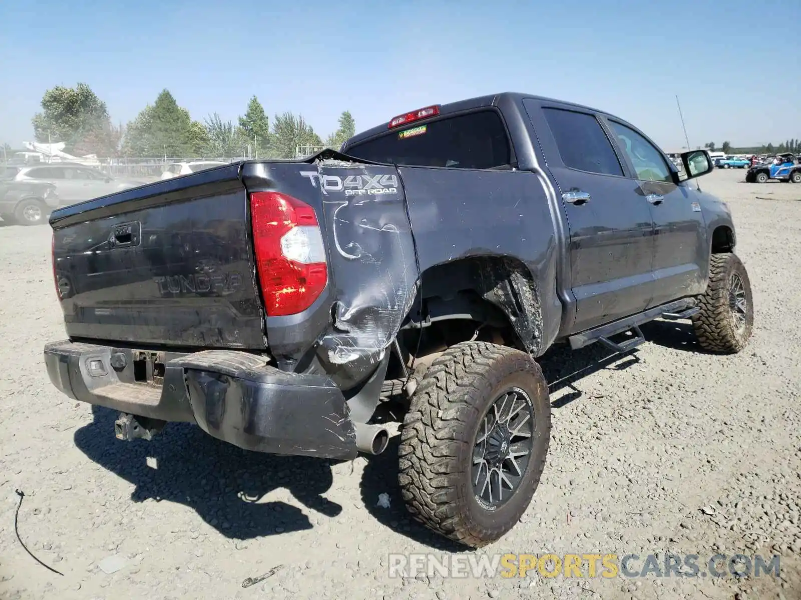 4 Photograph of a damaged car 5TFAY5F16KX830485 TOYOTA TUNDRA 2019