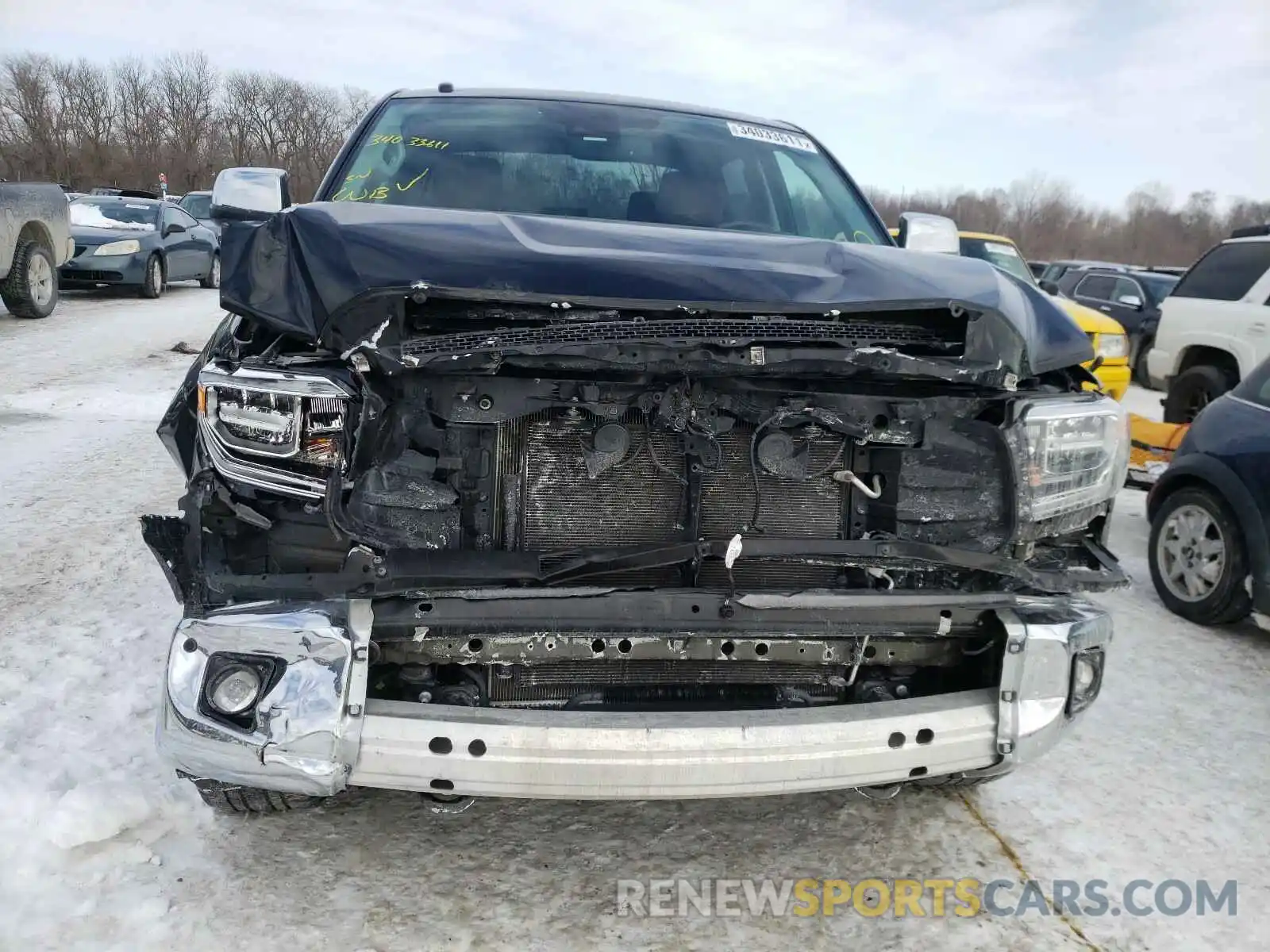 9 Photograph of a damaged car 5TFAY5F16KX830941 TOYOTA TUNDRA 2019