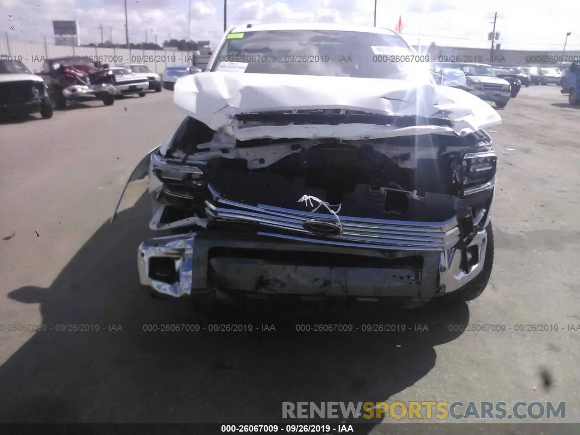 6 Photograph of a damaged car 5TFAY5F16KX844919 TOYOTA TUNDRA 2019