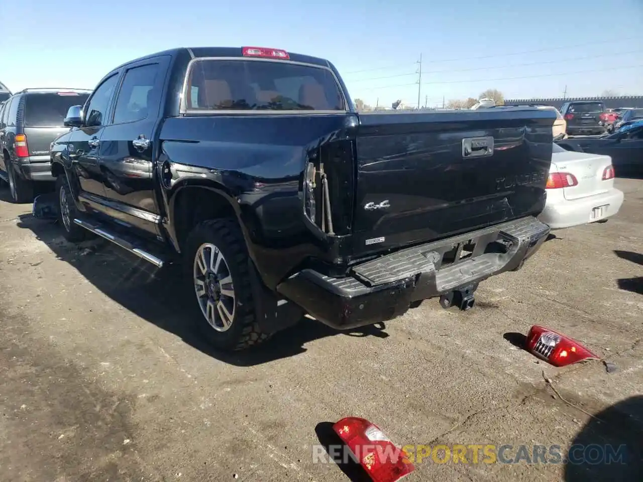 3 Photograph of a damaged car 5TFAY5F16KX859565 TOYOTA TUNDRA 2019