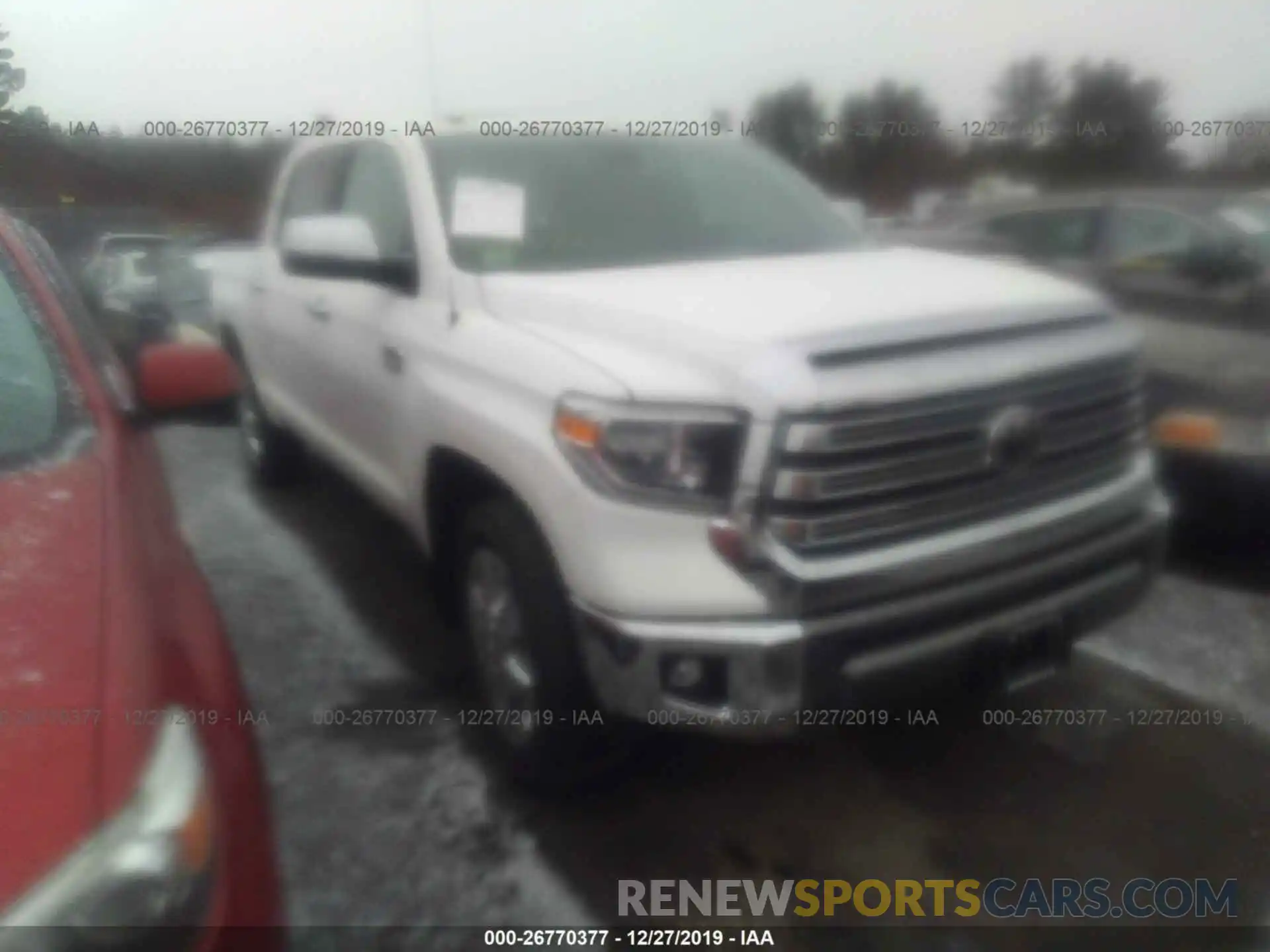 1 Photograph of a damaged car 5TFAY5F16KX865964 TOYOTA TUNDRA 2019