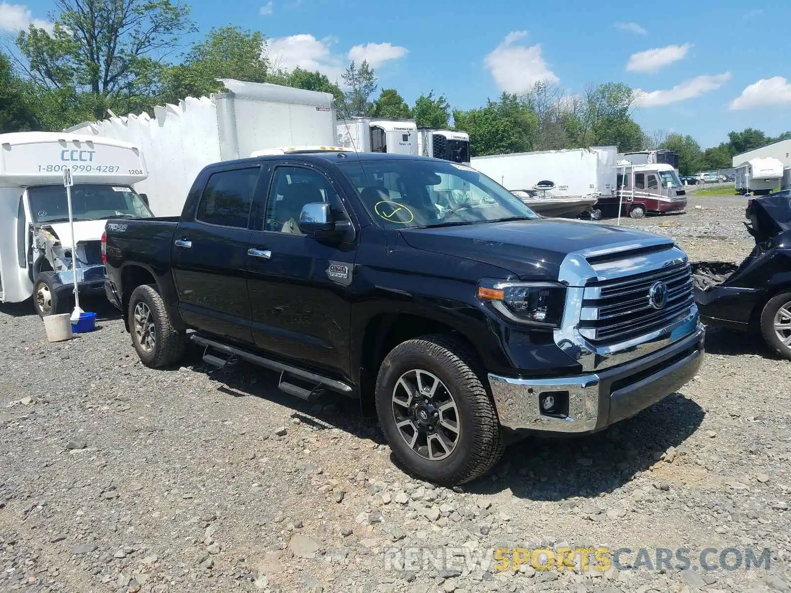 1 Photograph of a damaged car 5TFAY5F17KX819270 TOYOTA TUNDRA 2019