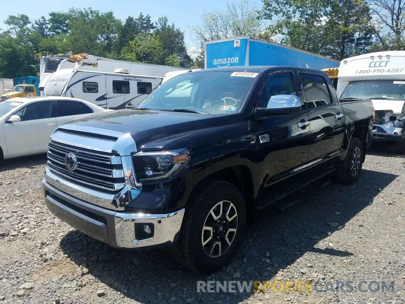 2 Photograph of a damaged car 5TFAY5F17KX819270 TOYOTA TUNDRA 2019