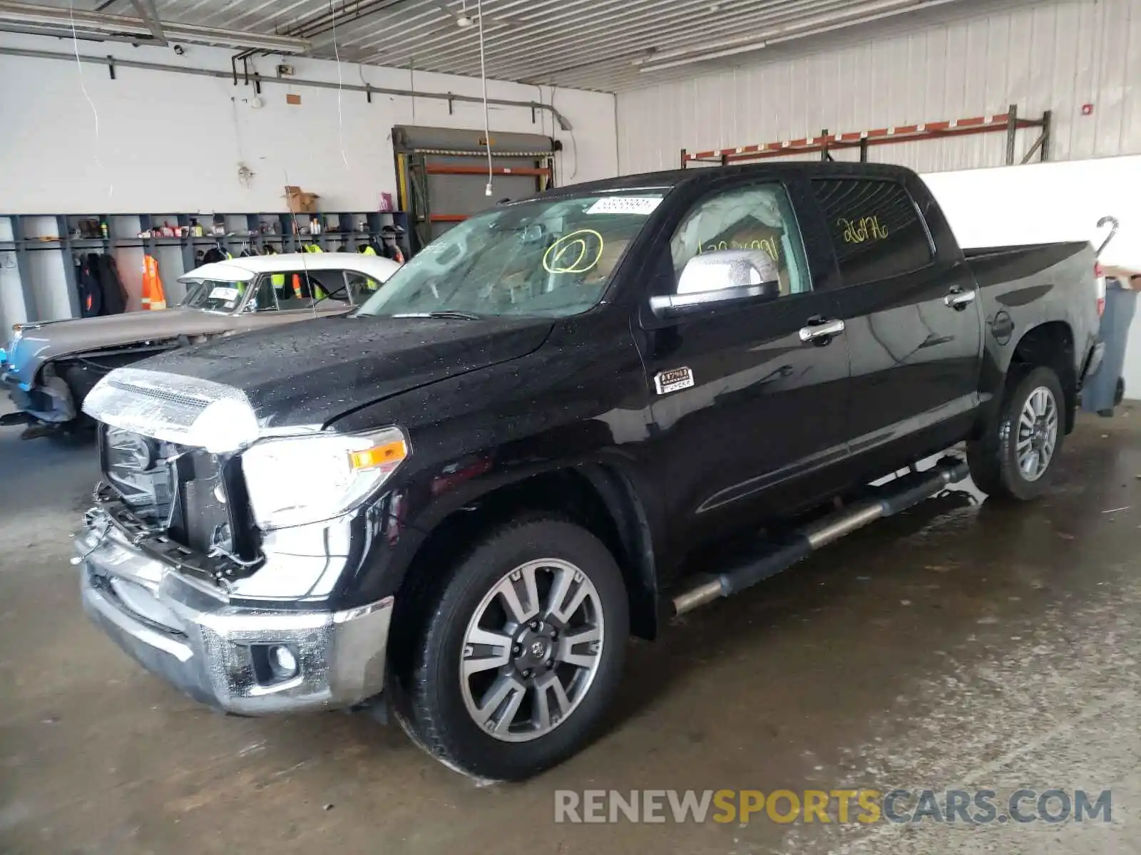 2 Photograph of a damaged car 5TFAY5F17KX842807 TOYOTA TUNDRA 2019