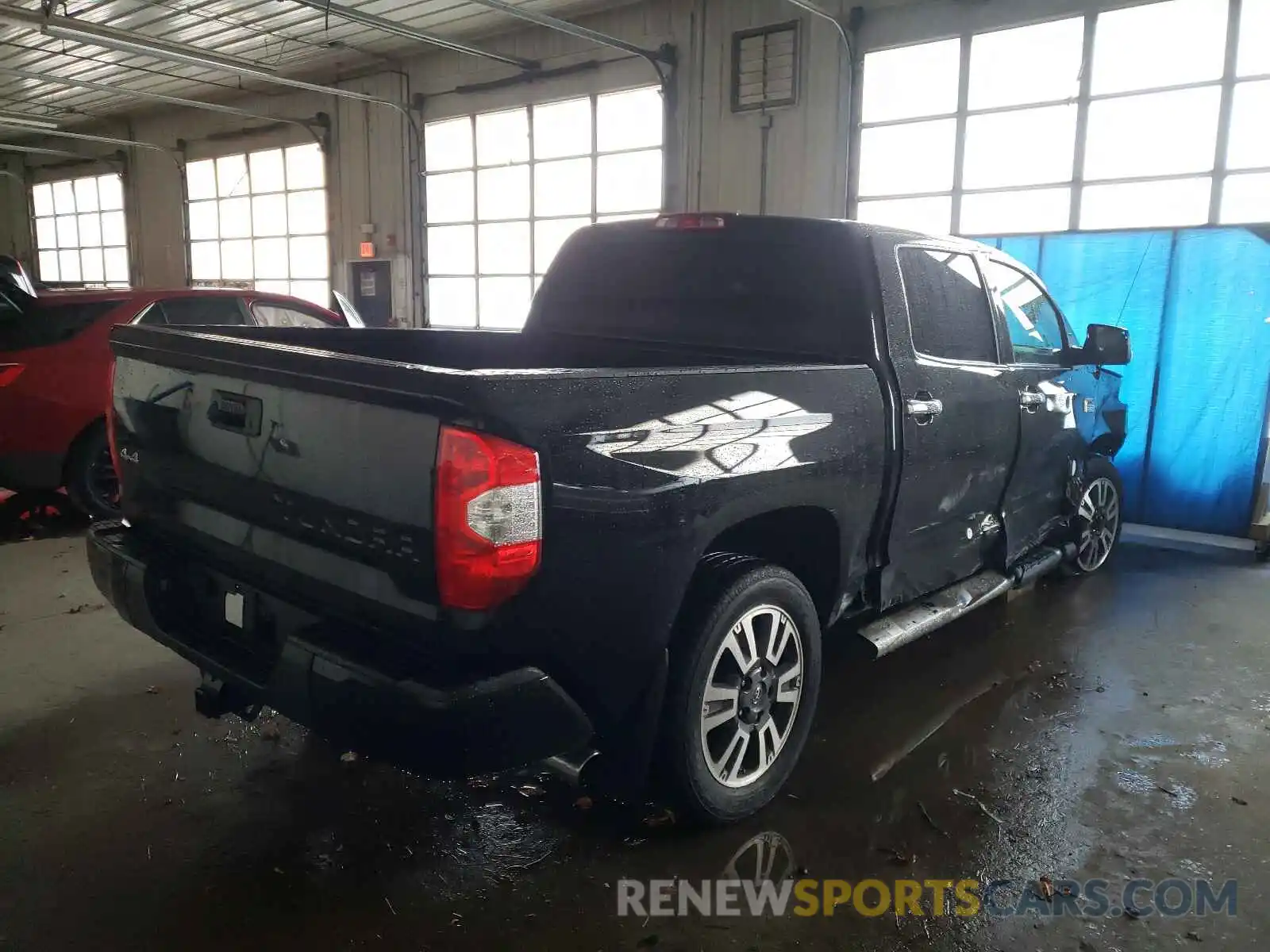 4 Photograph of a damaged car 5TFAY5F17KX842807 TOYOTA TUNDRA 2019