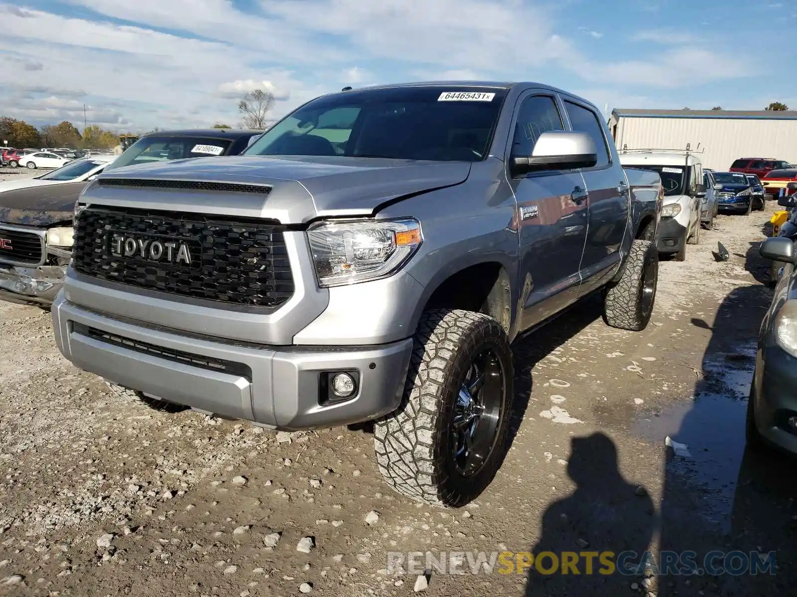 2 Photograph of a damaged car 5TFAY5F17KX855833 TOYOTA TUNDRA 2019