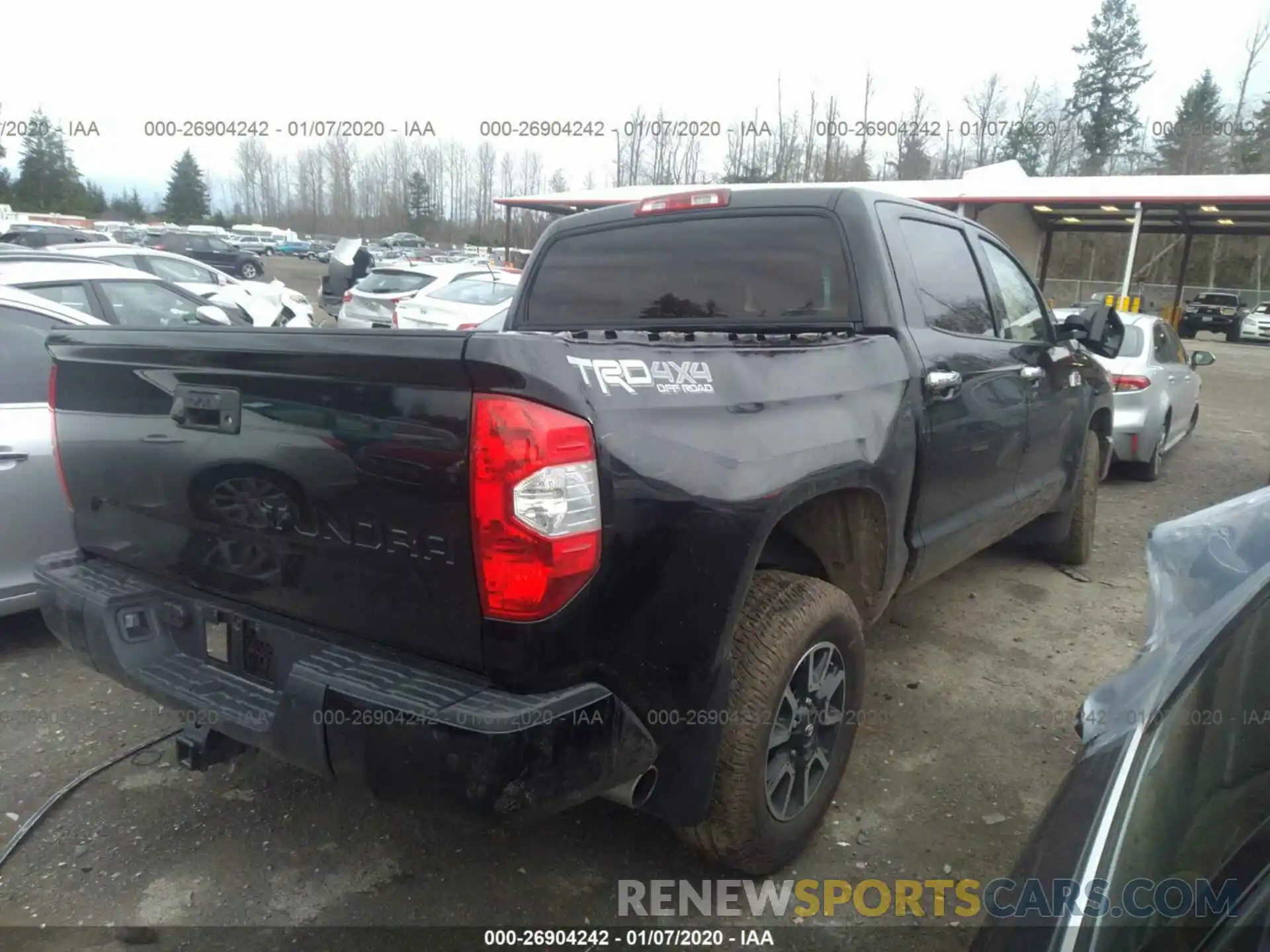 4 Photograph of a damaged car 5TFAY5F17KX858960 TOYOTA TUNDRA 2019