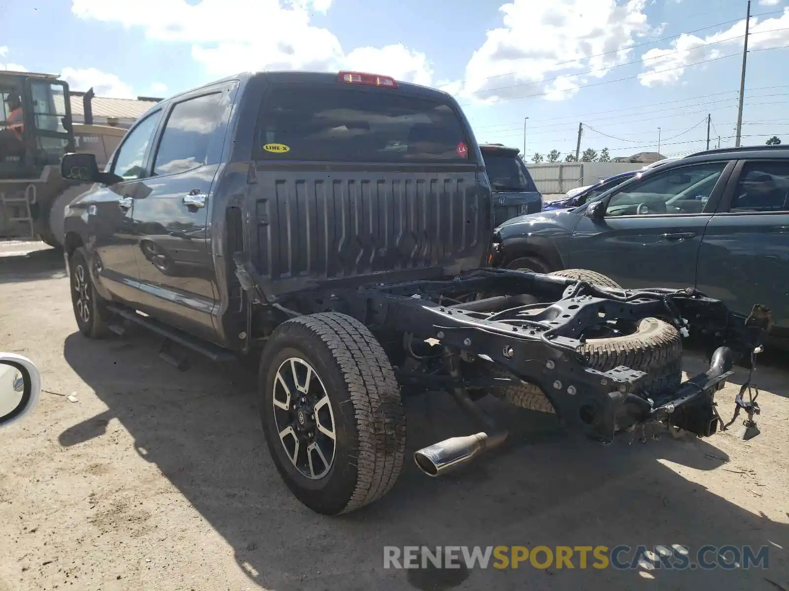 3 Photograph of a damaged car 5TFAY5F17KX867805 TOYOTA TUNDRA 2019